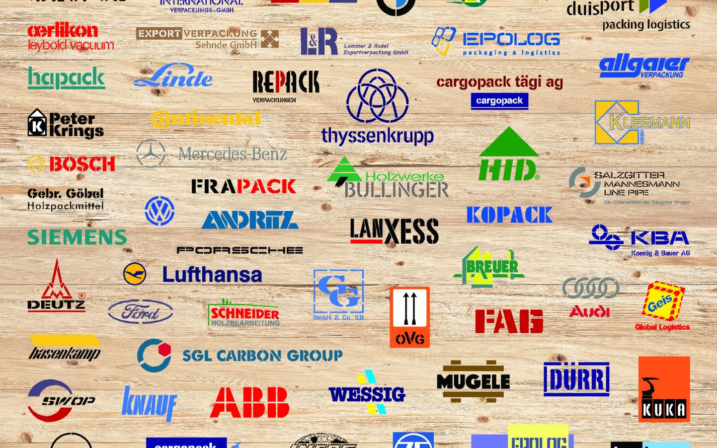 Firmenzeichen Auf Holz
